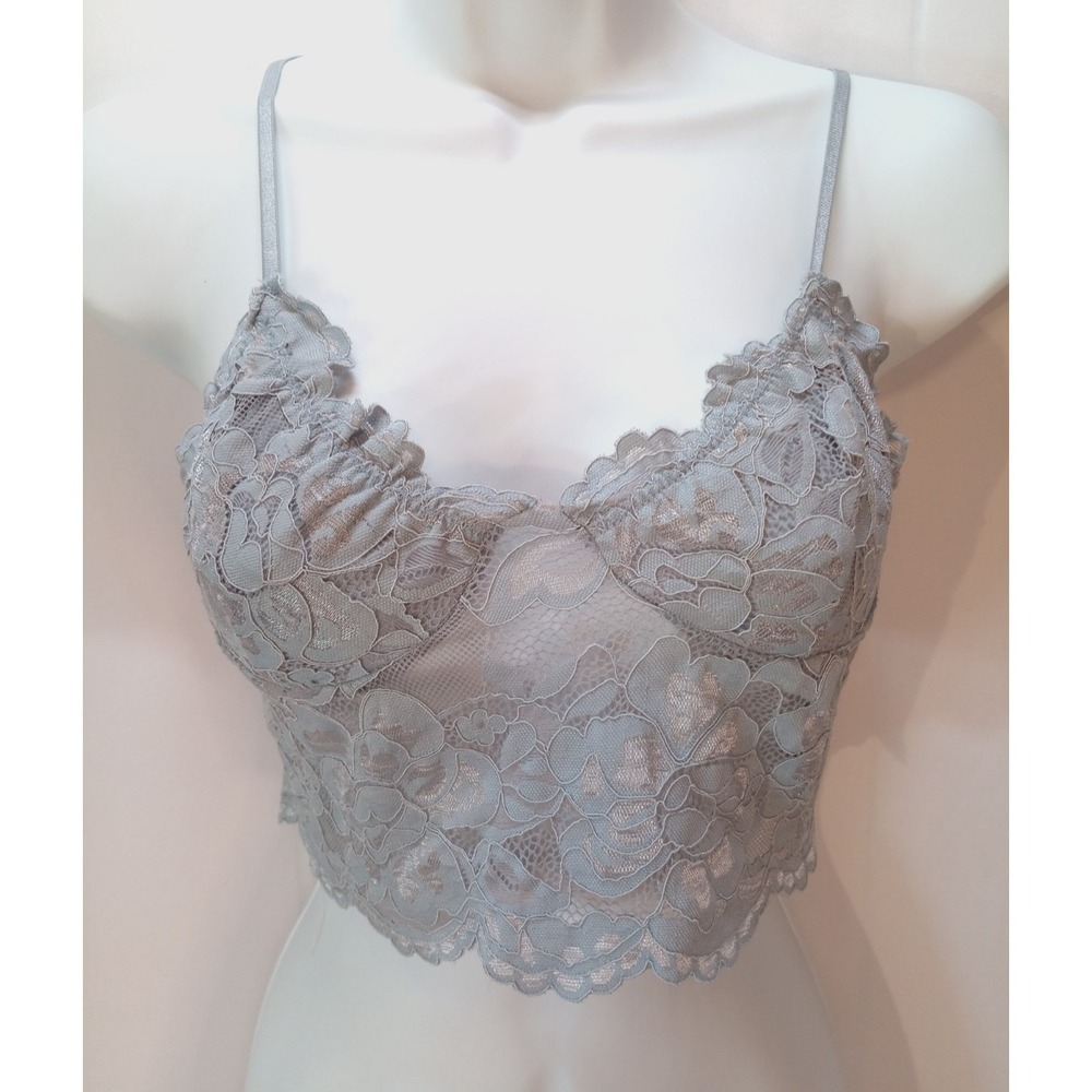 Love Tree Lace Bralette, Women's Bra, Medium, Pale‎ Periwinkle